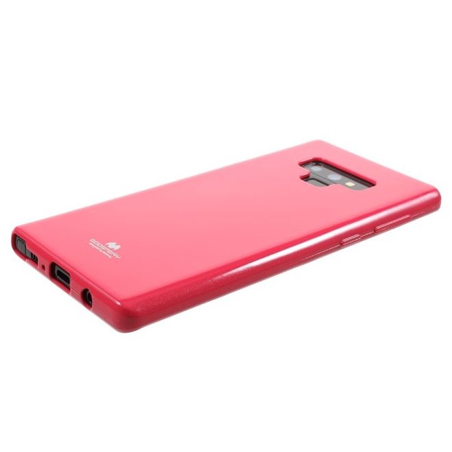 Goospery - Samsung Galaxy Note 9 Handy Hülle - TPU Soft Case - Pearl Jelly Series - rosa