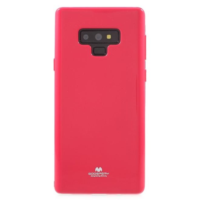 Goospery - Samsung Galaxy Note 9 Handy Hülle - TPU Soft Case - Pearl Jelly Series - rosa