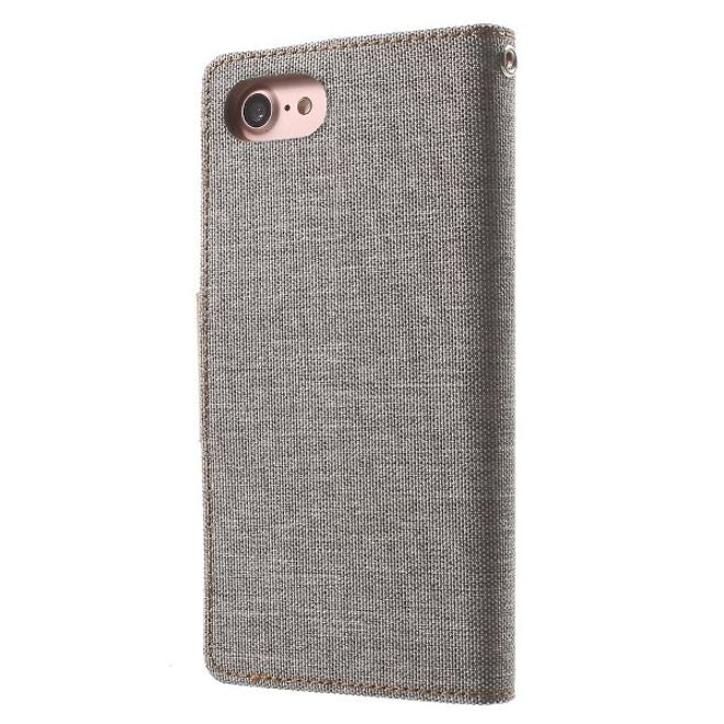 Goospery - Samsung Galaxy A8 Star / A9 Star Hülle - Bookcover - Canvas Diary Series - grau/camel