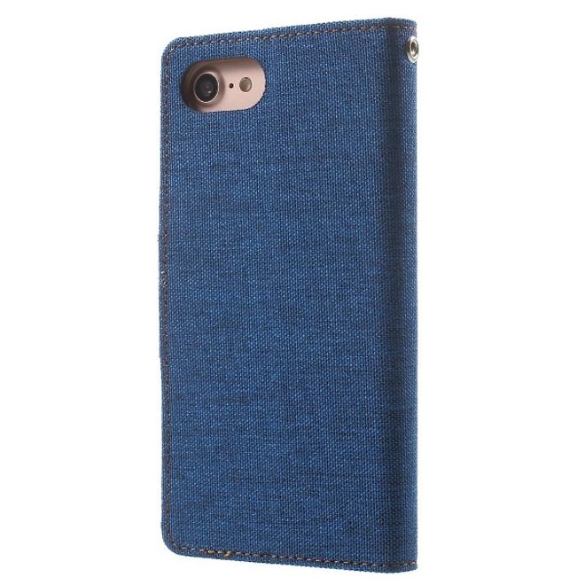 Goospery - Handyhülle für Samsung Galaxy A8 Star / A9 Star - Bookcover - Canvas Diary Series - blau/camel