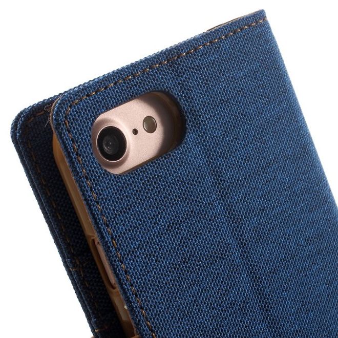 Goospery - Handyhülle für Samsung Galaxy A8 Star / A9 Star - Bookcover - Canvas Diary Series - blau/camel