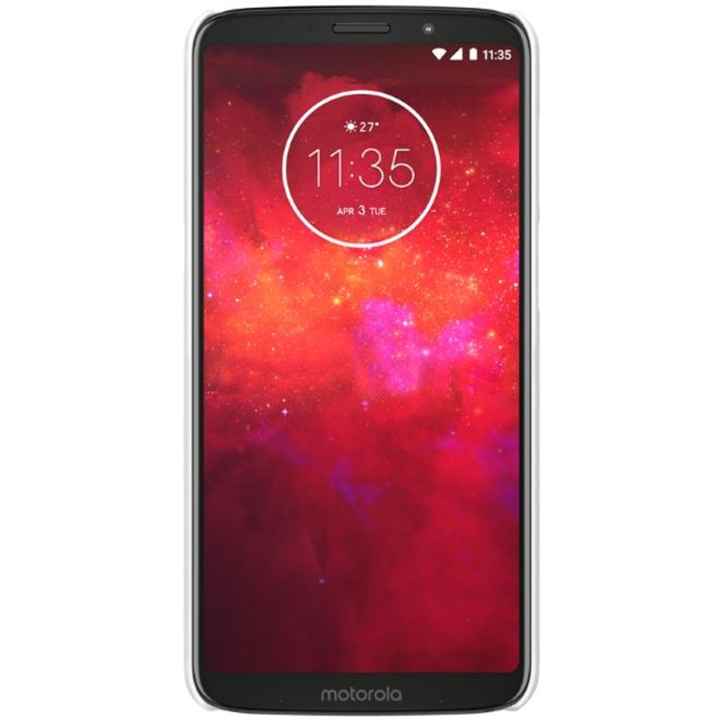 Nillkin - Motorola Moto Z3 / Z3 Play Hülle - Plastik Case - Super Frosted Shield Series - weiss