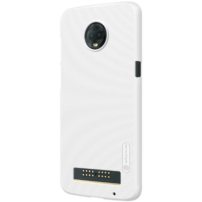 Nillkin - Motorola Moto Z3 / Z3 Play Hülle - Plastik Case - Super Frosted Shield Series - weiss