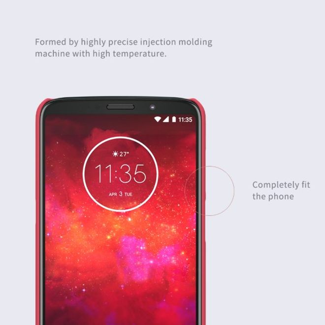 Nillkin - Motorola Moto Z3 / Z3 Play Hülle - Plastik Case - Super Frosted Shield Series - weiss