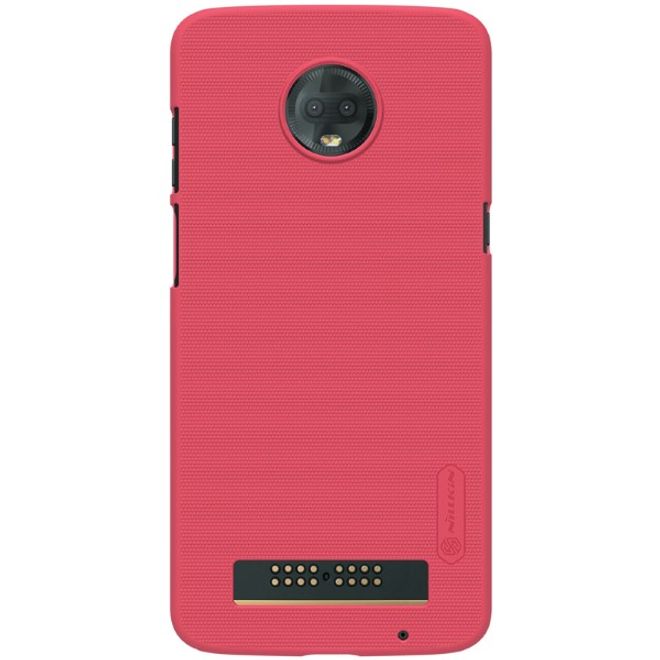 Nillkin - Motorola Moto Z3 / Z3 Play Hülle - Plastik Case - Super Frosted Shield Series - rot