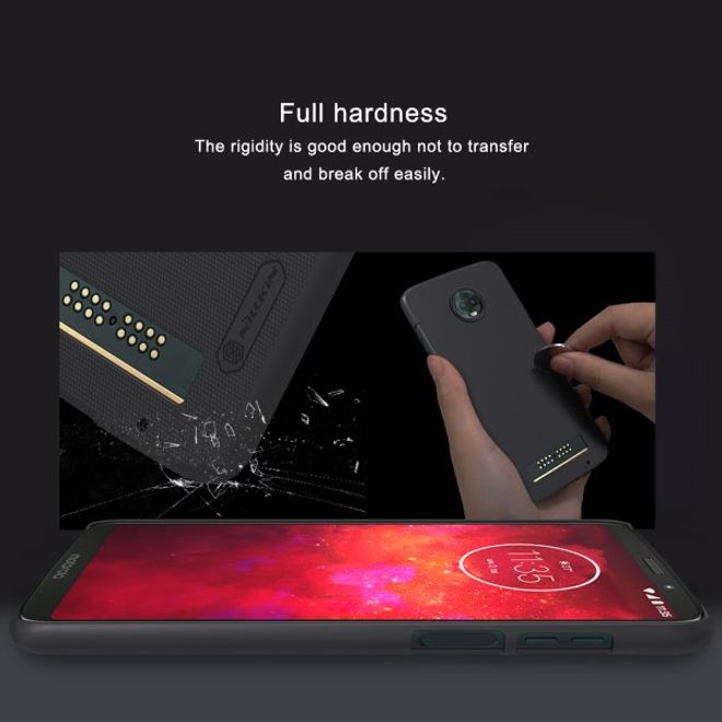 Nillkin - Motorola Moto Z3 / Z3 Play Hülle - Plastik Case - Super Frosted Shield Series - rot