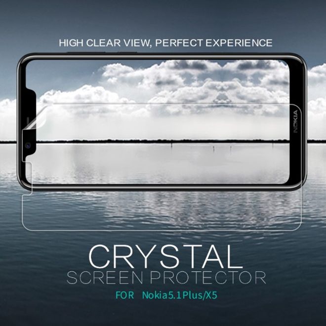 Nillkin - Nokia 5.1 Plus Schutzfolie - Super Clear Whole Set Series