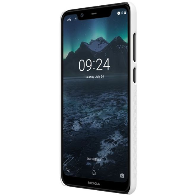 Nillkin - Nokia 5.1 Plus Hülle - Plastik Case - Super Frosted Shield Series - weiss