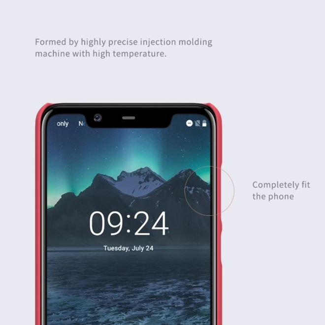 Nillkin - Nokia 5.1 Plus Hülle - Plastik Case - Super Frosted Shield Series - weiss