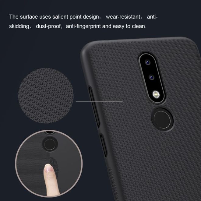 Nillkin - Nokia 5.1 Plus Hülle - Plastik Case - Super Frosted Shield Series - weiss