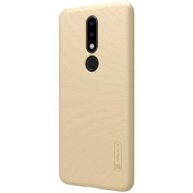 Nillkin - Nokia 5.1 Plus Hülle - Plastik Case - Super Frosted Shield Series - gold