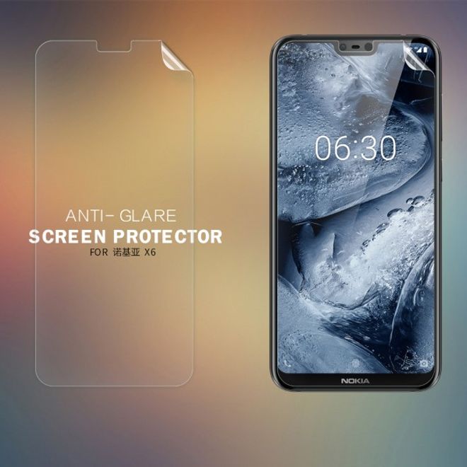Nillkin - Nokia 6.1 Plus Display Schutzfolie - Matt Anti-Glare - Matte Whole Set Series