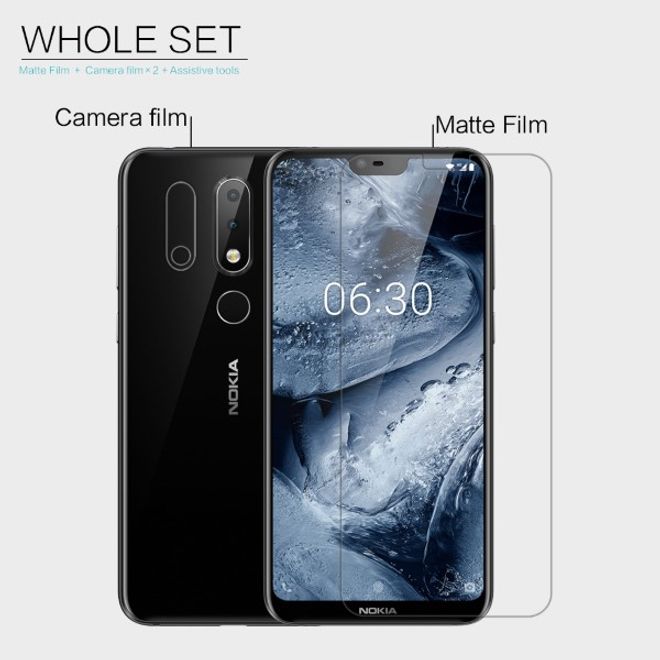 Nillkin - Nokia 6.1 Plus Display Schutzfolie - Matt Anti-Glare - Matte Whole Set Series