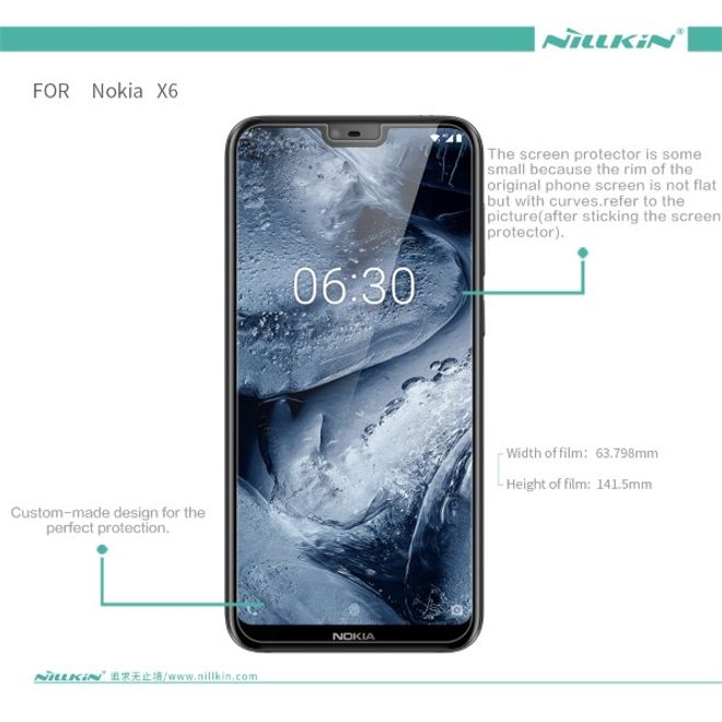 Nillkin - Nokia 6.1 Plus Display Schutzfolie - Matt Anti-Glare - Matte Whole Set Series