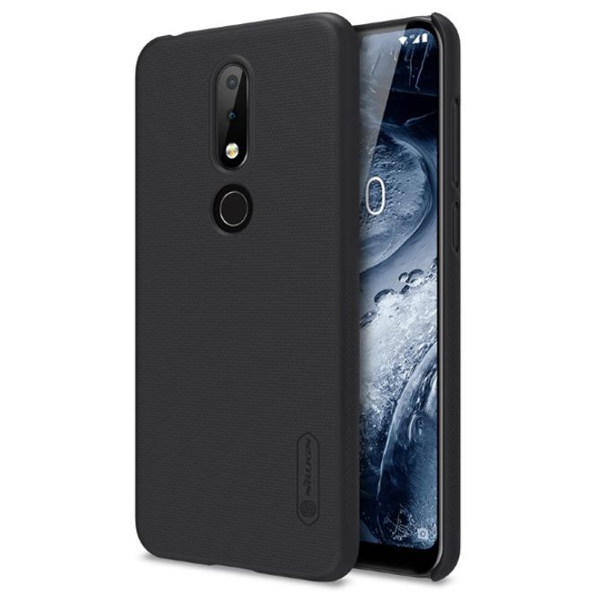 Nillkin - Nokia 6.1 Plus Hülle - Plastik Case - Super Frosted Shield Series - schwarz