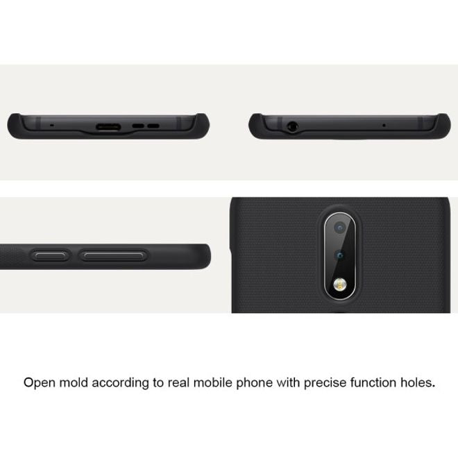 Nillkin - Nokia 6.1 Plus Hülle - Plastik Case - Super Frosted Shield Series - weiss