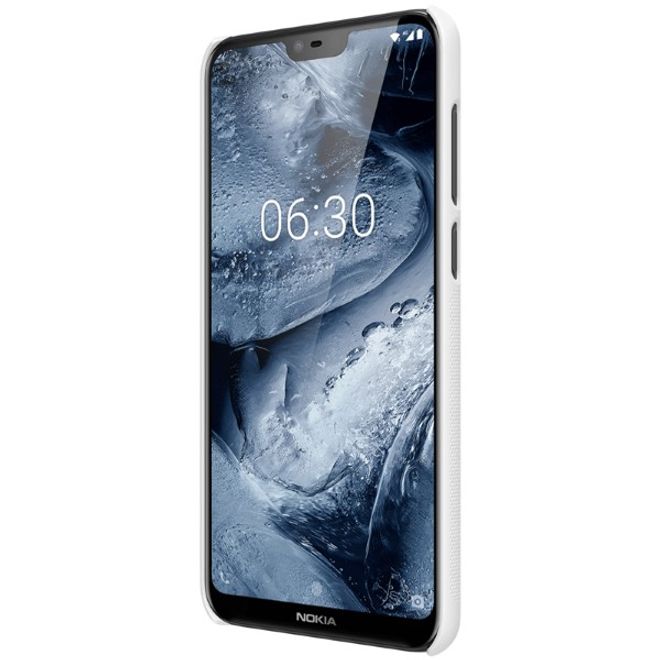 Nillkin - Nokia 6.1 Plus Hülle - Plastik Case - Super Frosted Shield Series - weiss