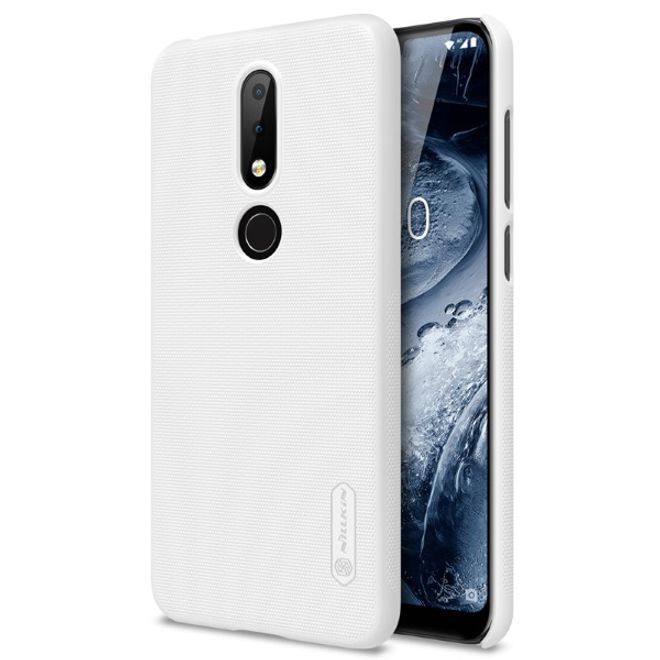 Nillkin - Nokia 6.1 Plus Hülle - Plastik Case - Super Frosted Shield Series - weiss