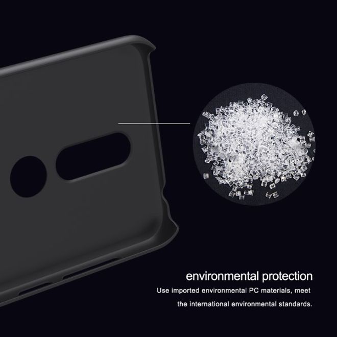 Nillkin - Nokia 6.1 Plus Hülle - Plastik Case - Super Frosted Shield Series - weiss