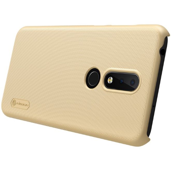 Nillkin - Nokia 6.1 Plus Hülle - Plastik Case - Super Frosted Shield Series - gold