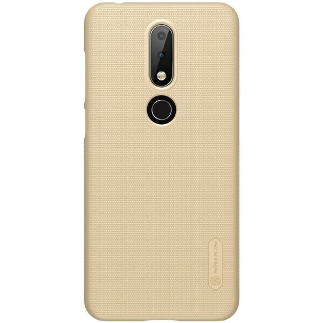 Nillkin - Nokia 6.1 Plus Hülle - Plastik Case - Super Frosted Shield Series - gold