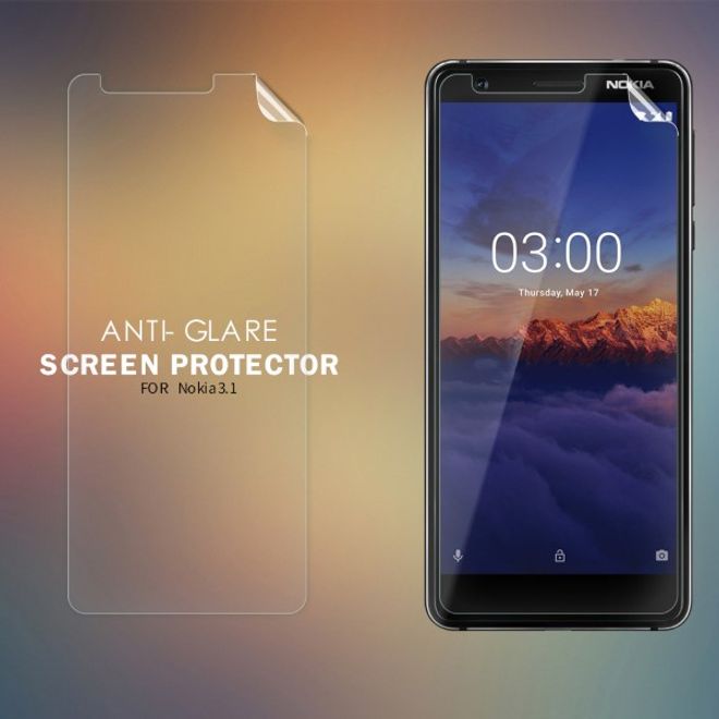 Nillkin - Nokia 3.1 Display Schutzfolie - Matt Anti-Glare - Matte Whole Set Series