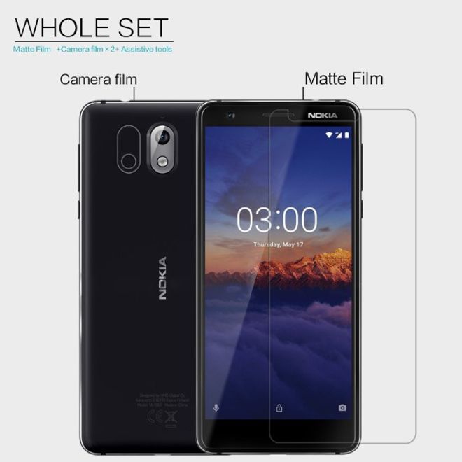 Nillkin - Nokia 3.1 Display Schutzfolie - Matt Anti-Glare - Matte Whole Set Series