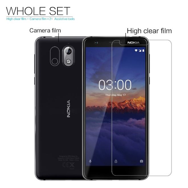 Nillkin - Nokia 3.1 Schutzfolie - Super Clear Whole Set Series