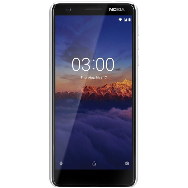 Nillkin - Nokia 3.1 Hülle - Plastik Case - Super Frosted Shield Series - weiss