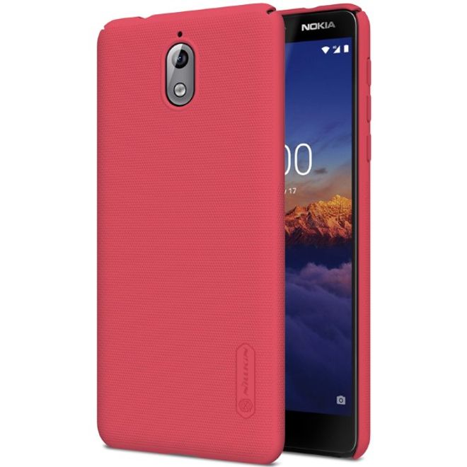 Nillkin - Nokia 3.1 Hülle - Plastik Case - Super Frosted Shield Series - rot