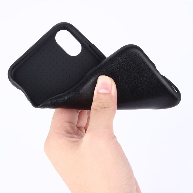 iPhone XS Max Phone Case - Crazy Horse TPU Softcase Series - Black