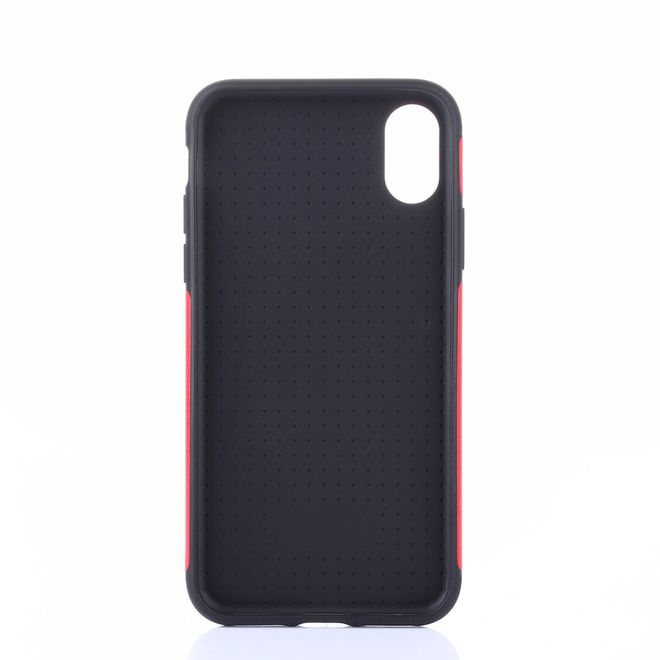 iPhone XS Max mobile phone case - Crazy Horse TPU Softcase Series - red
