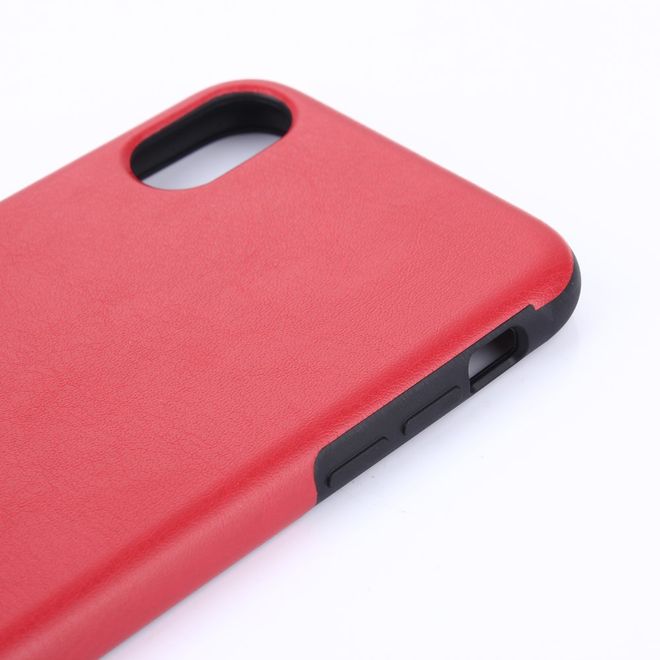 iPhone XS Max mobile phone case - Crazy Horse TPU Softcase Series - red