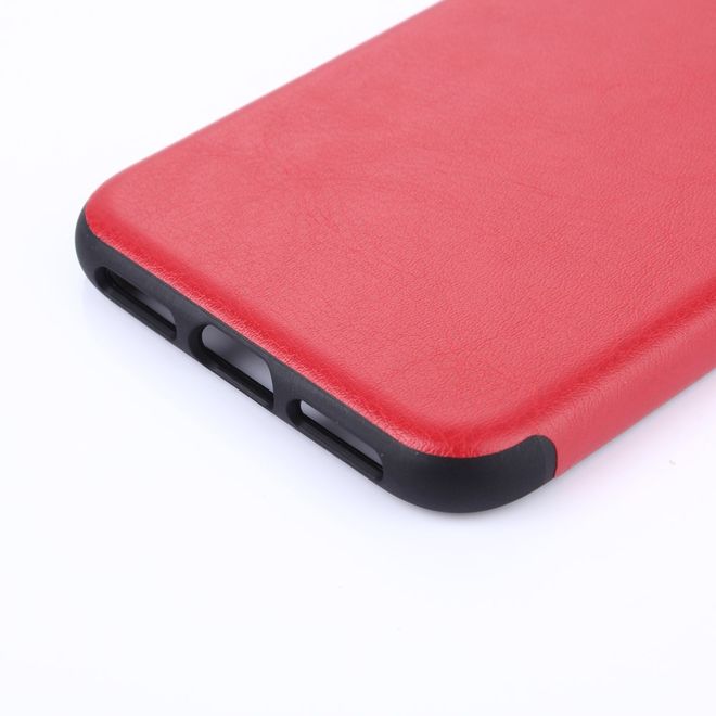iPhone XS Max mobile phone case - Crazy Horse TPU Softcase Series - red