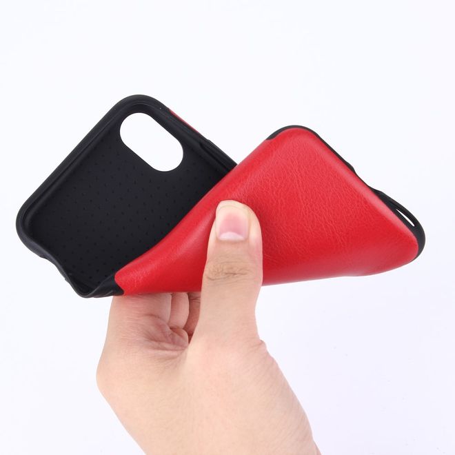 iPhone XS Max mobile phone case - Crazy Horse TPU Softcase Series - red