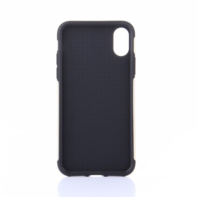 iPhone XS Max Handyhülle - Wood TPU Softcase Series - beige