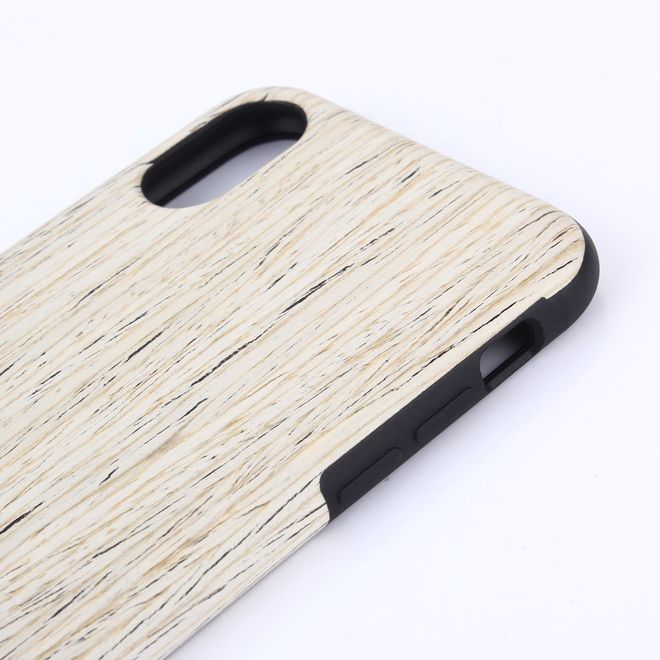 iPhone XS Max Handyhülle - Wood TPU Softcase Series - beige