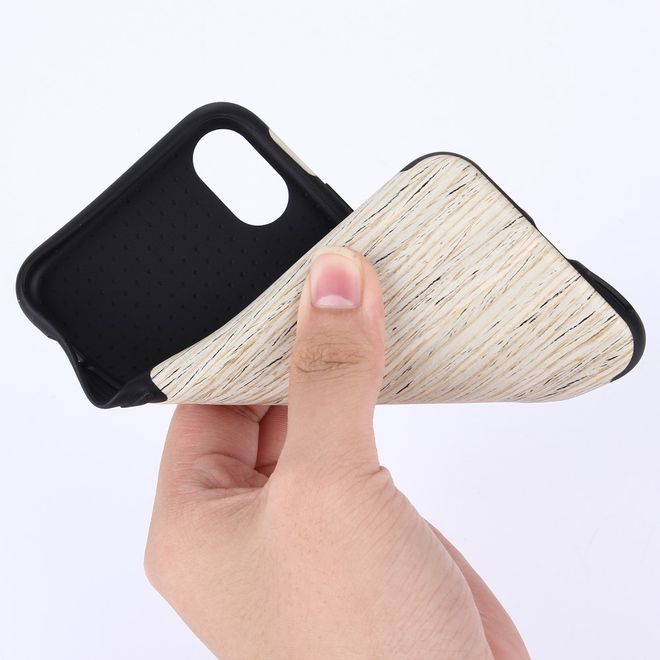 iPhone XS Max Handyhülle - Wood TPU Softcase Series - beige