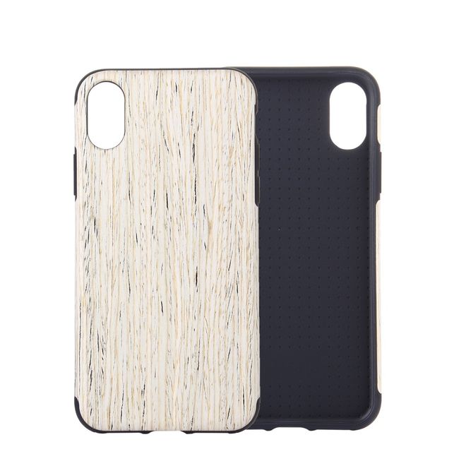 iPhone XS Max Handyhülle - Wood TPU Softcase Series - beige