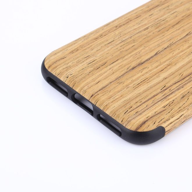 iPhone XS Max Handyhülle - Wood TPU Softcase Series - khaki