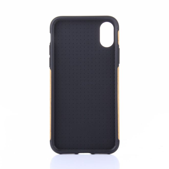 iPhone XS Max Handyhülle - Wood TPU Softcase Series - khaki