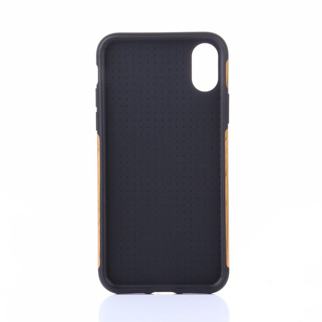 iPhone XS Max Handyhülle - Wood TPU Softcase Series - hellbraun