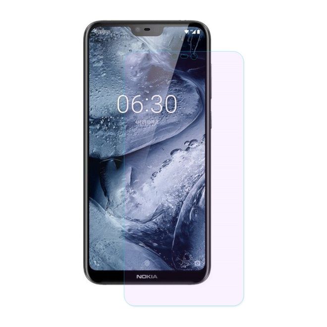 Hat Prince - Nokia 6.1 Plus Schutzglas Displayschutz - 0.26mm 2.5D - Panzer Glas - transparent