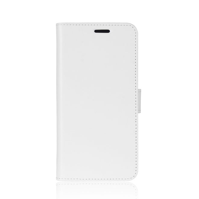 Nokia 6.1 Plus Handyhülle - Crazy Horse II Leder Series Case - weiss