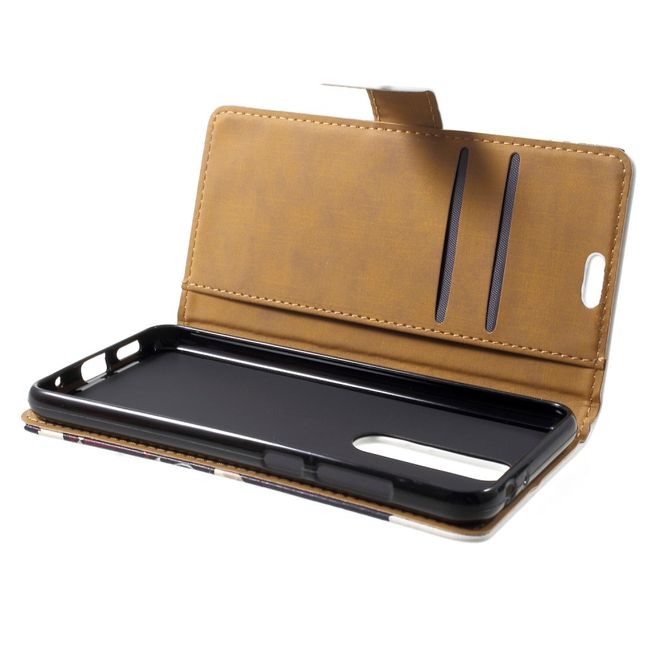 Nokia 5.1 Plus Handyhülle - Leder Bookcover Image II Series - Tigermuster