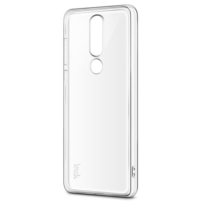 Imak - Nokia 5.1 Plus Handy Hülle - Cover aus Plastik - inklusive Schutzfolie - Stealth Series - transparent