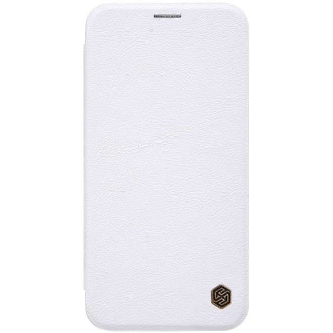 Nillkin - iPhone XS Max Hülle - Leder Book Case - Qin Series - weiss