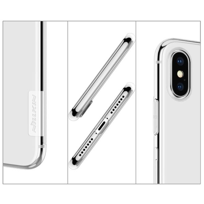 Nillkin - iPhone XS Max Hülle - TPU Soft Case - Nature Soft Series - grau