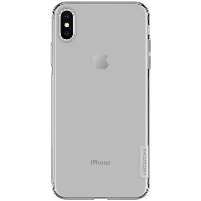 Nillkin - iPhone XS Max Hülle - TPU Soft Case - Nature Soft Series - grau