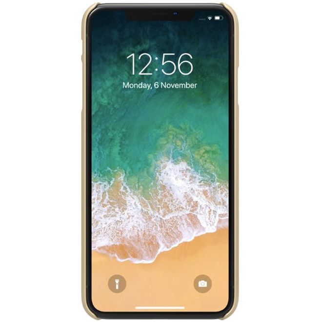 Nillkin - iPhone XS Max Hülle - Plastik Case - Super Frosted Shield Series - gold